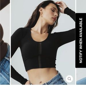 Klassy Network Mesh Crop Brami